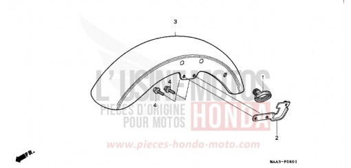FRONT FENDER (VT1100C2) VT1100C2S de 1995